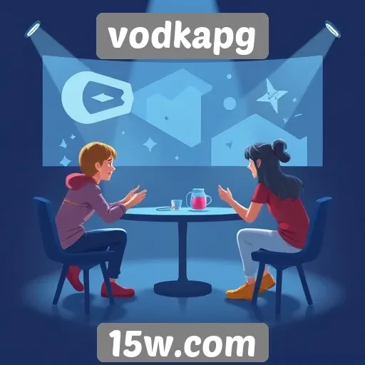 exploração das funcionalidades interativas no vodkapg